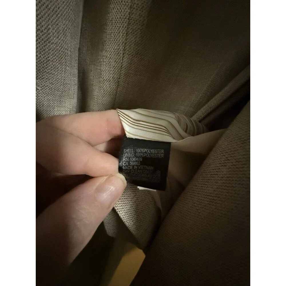 TAHARI BY ARTHUR LEVINE BLAZER/PANTS SUIT SIZE 22W Career Business Neutral Color - Picture 4 of 6